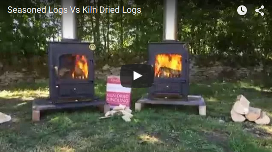 Seasoned vs Kiln Dried Logs video