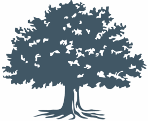 Walker’s Logs logo featuring a blue tree silhouette.